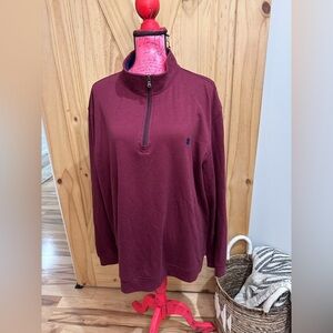 Izod Maroon Performance Stretch Pullover
